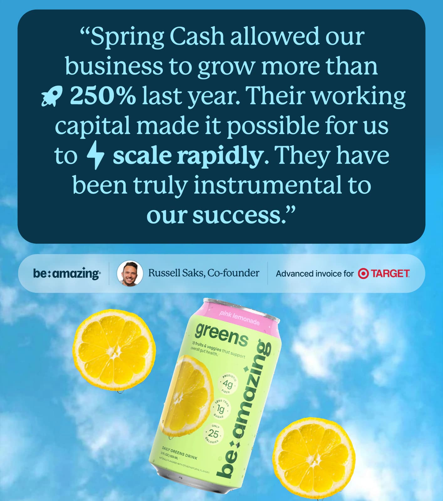 Russell Saks, Co-founder of be:amazing