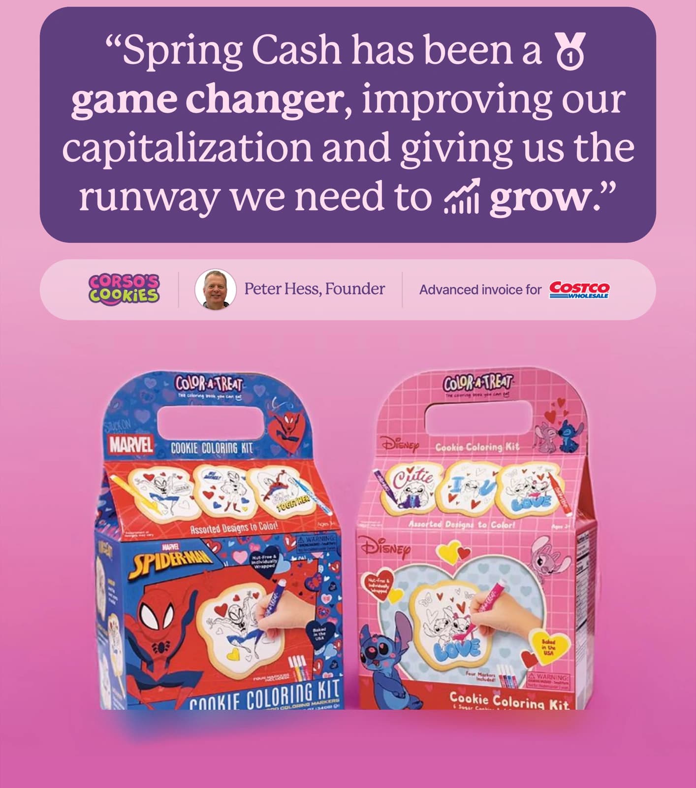 Peter Hess, Founder of Corso's Cookies