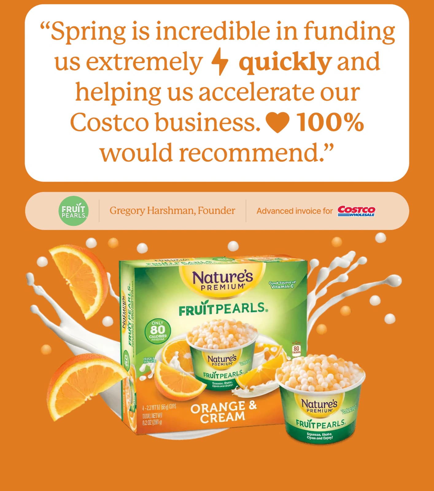 Gregory Harshman, Founder of Fruit Pearls